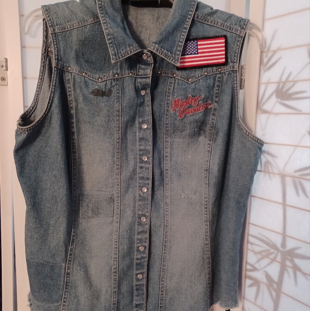 Harley-Davidson Vintage denim vest